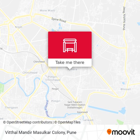 Vitthal Mandir Masulkar Colony map