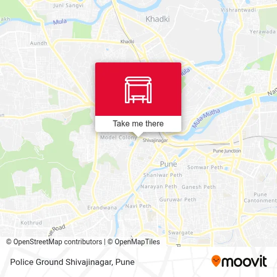 Police Ground Shivajinagar map