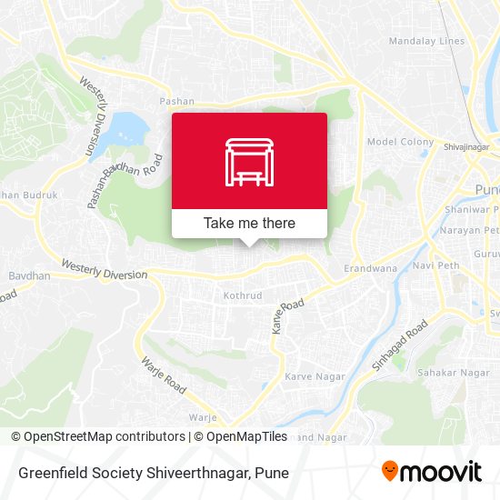 Greenfield Society Shiveerthnagar map