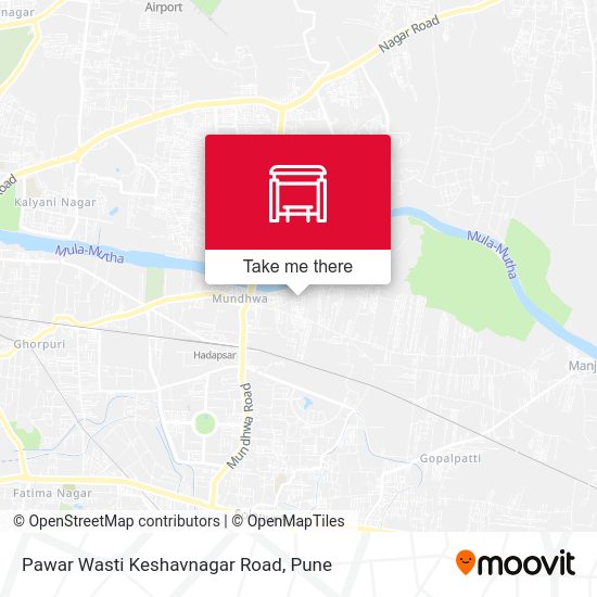 Pawar Wasti Keshavnagar Road map
