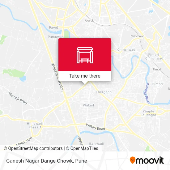 Ganesh Nagar Dange Chowk map