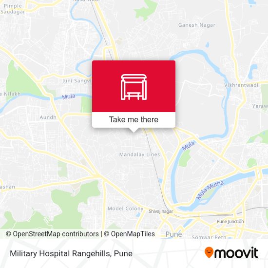 Military Hospital Rangehills map