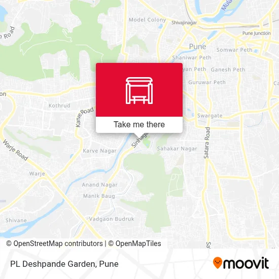 PL Deshpande Garden map