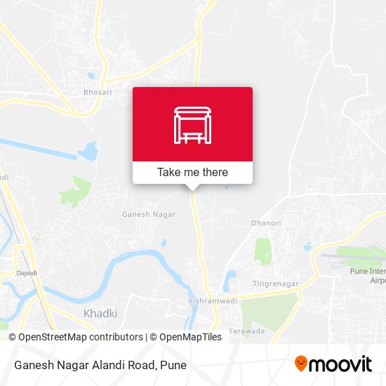 Ganesh Nagar Alandi Road map