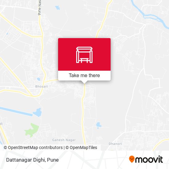 Dattanagar Dighi map