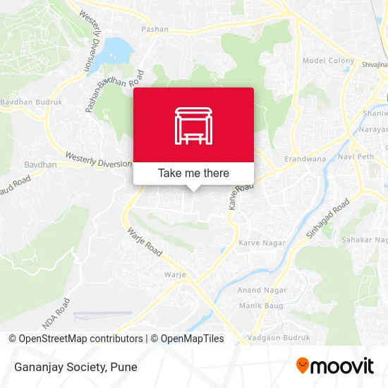 Gananjay Society map