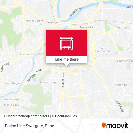 Police Line Swargate map