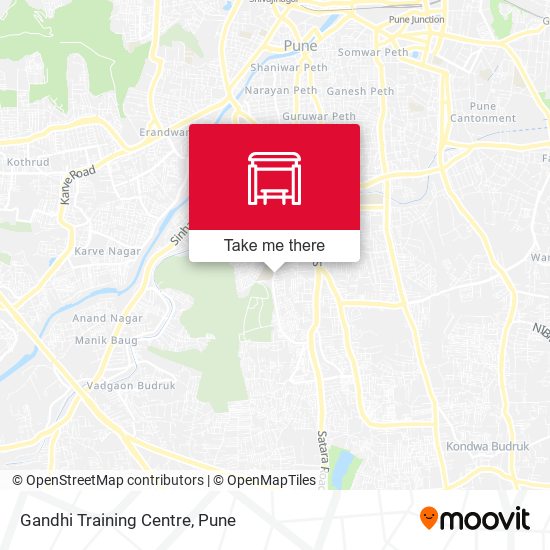 Gandhi Training Centre map
