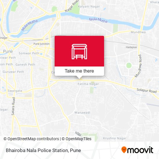 Bhairoba Nala Police Chowky map