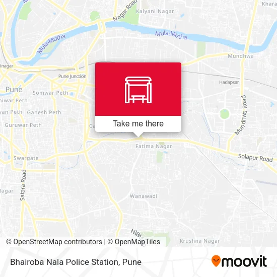 Bhairoba Nala Police Station map