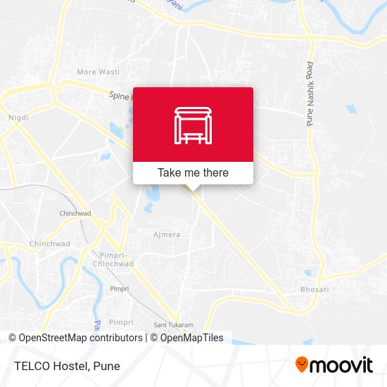 TELCO Hostel map