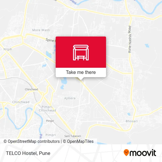 TELCO Hostel map