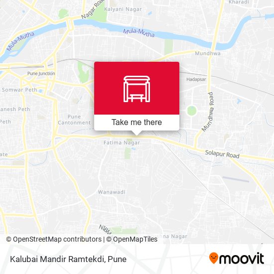 Kalubai Mandir Ramtekdi map