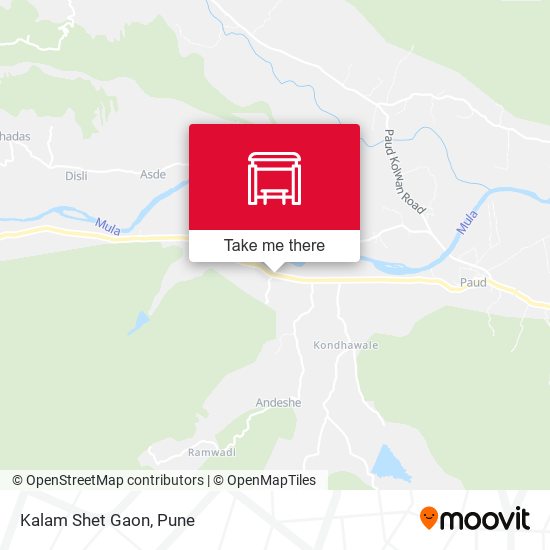 Kalam Shet Gaon map