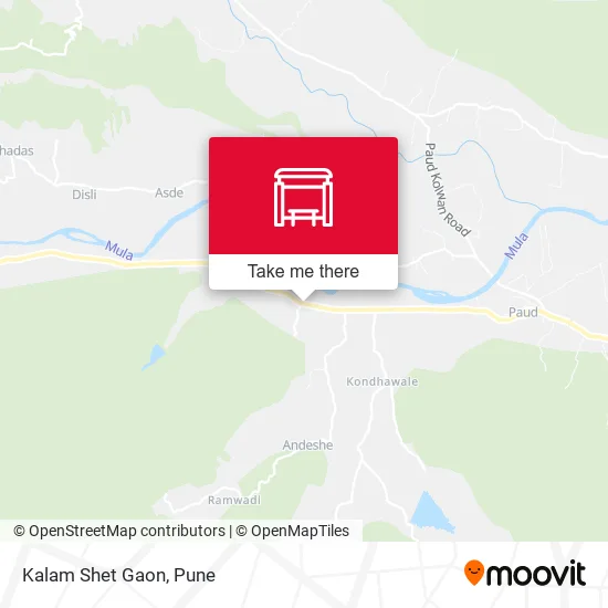 Kalam Shet Gaon map