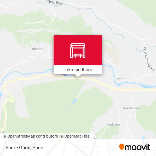 Shere Gaon map
