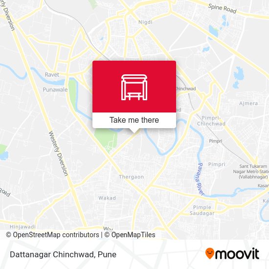 Dattanagar Chinchwad map