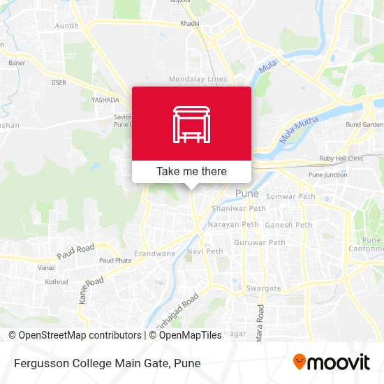 Fergusson College Main Gate map