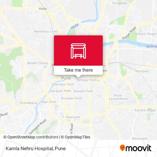 Kamla Nehru Hospital map