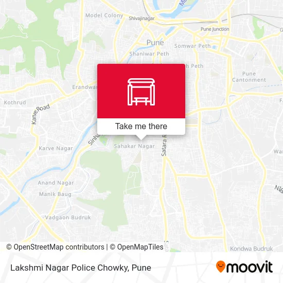 Lakshmi Nagar Police Chowky map