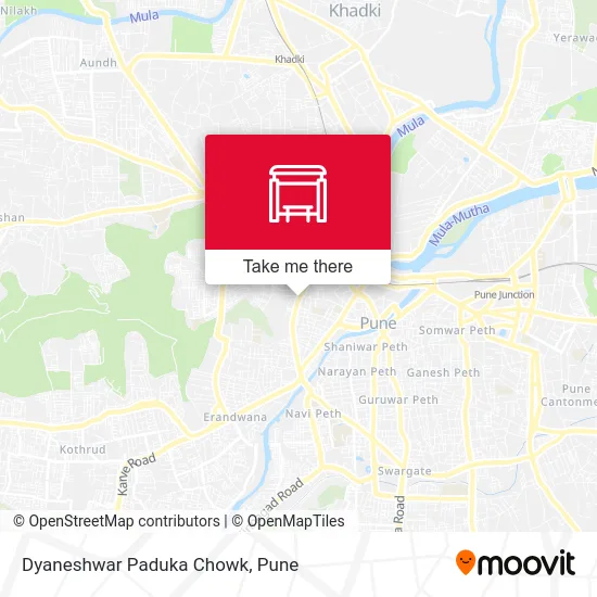Dyaneshwar Paduka Chowk map