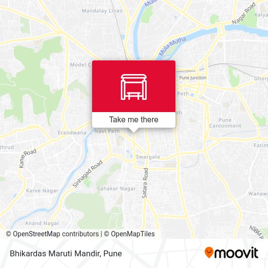 Bhikardas Maruti Mandir map