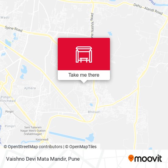 Vaishno Devi Mata Mandir map