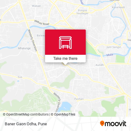 Baner Gaon Odha map