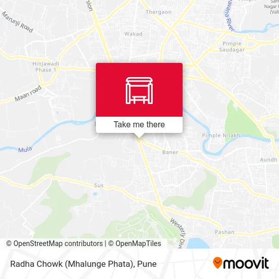 Radha Chowk (Mhalunge Phata) map