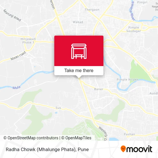 Radha Chowk (Mhalunge Phata) map