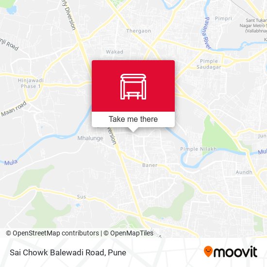 Sai Chowk Balewadi Road map