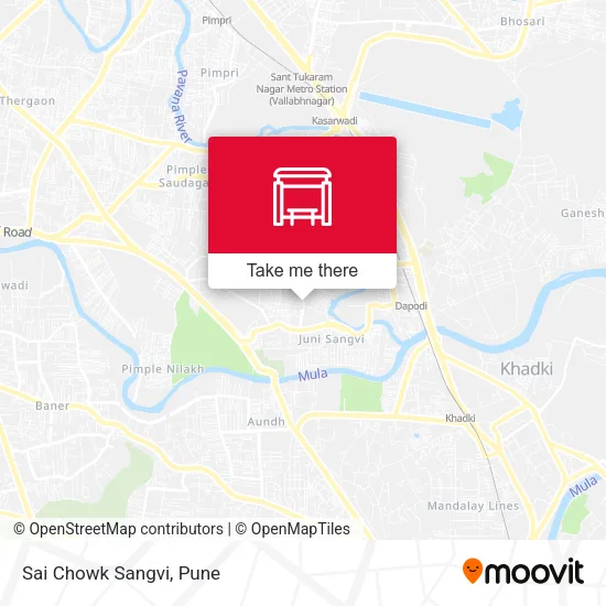Sai Chowk Sangvi map
