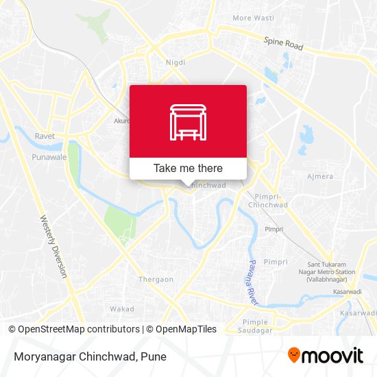 Moryanagar Chinchwad map