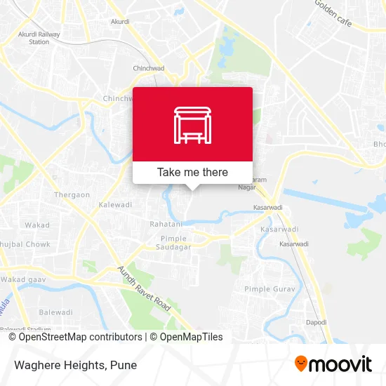 Waghere Heights map