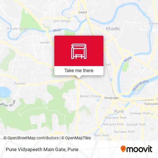 Pune Vidyapeeth Main Gate map