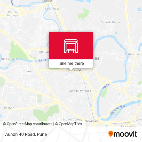 Aundh 40 Road map