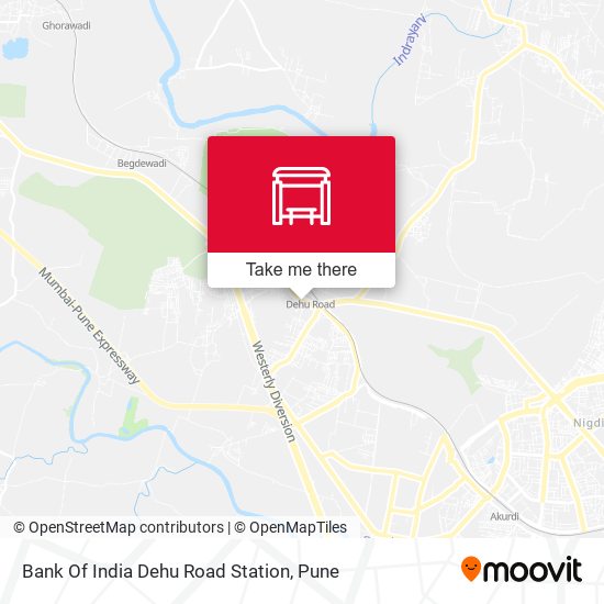Bank Of India Dehu Road Station map