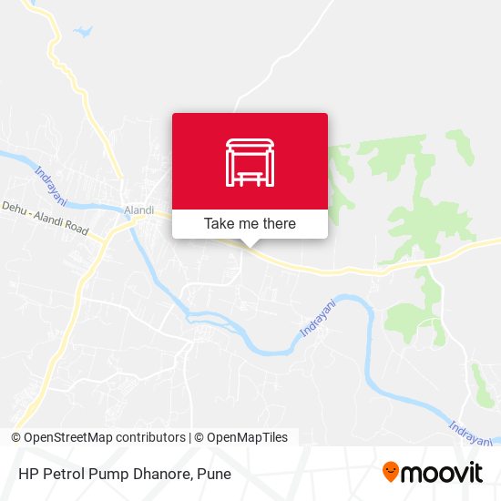 HP Petrol Pump Dhanore map