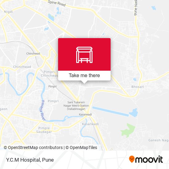 Y.C.M Hospital map