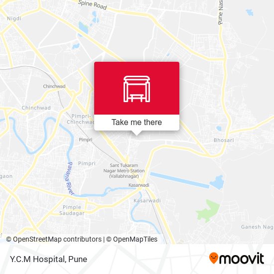 YCM Hospital map