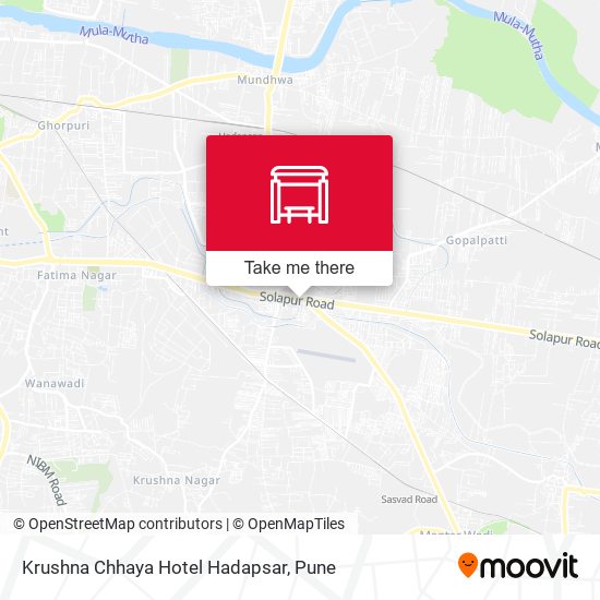 Krushna Chhaya Hotel Hadapsar map