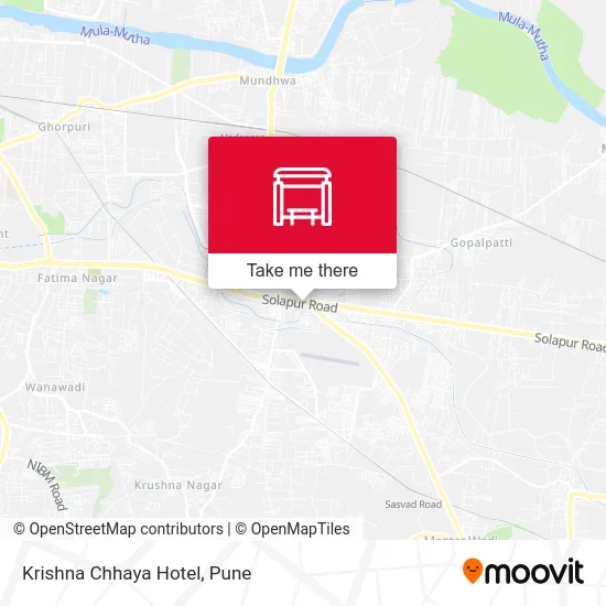 Krishna Chhaya Hotel map