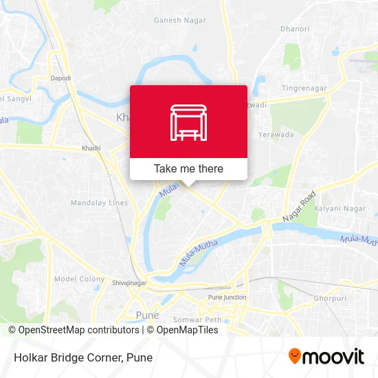 Holkar Bridge Corner map
