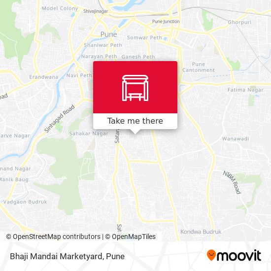 Bhaji Mandai Marketyard map