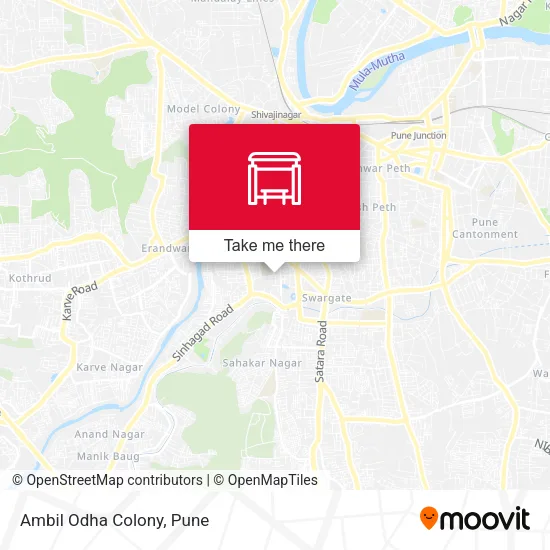 Ambil Odha Colony map