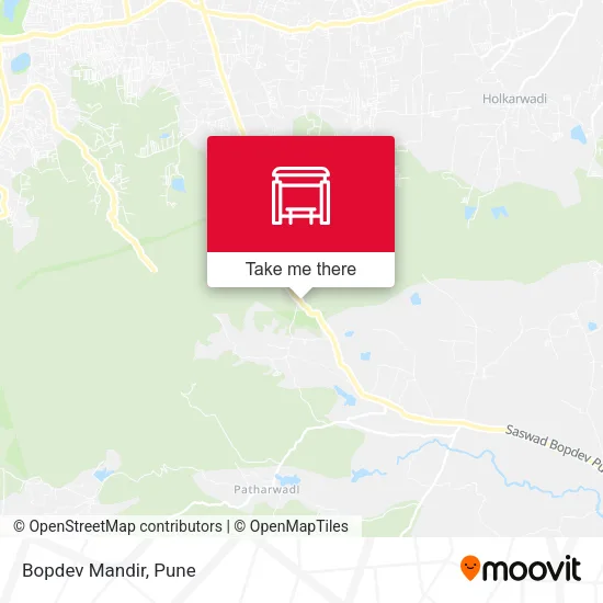Bopdev Mandir map