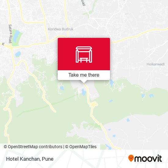 Hotel Kanchan map