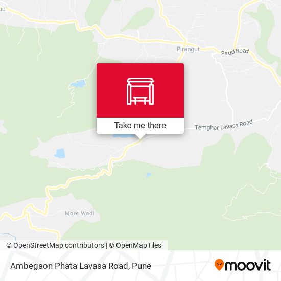 Ambegaon Phata Lavasa Road map