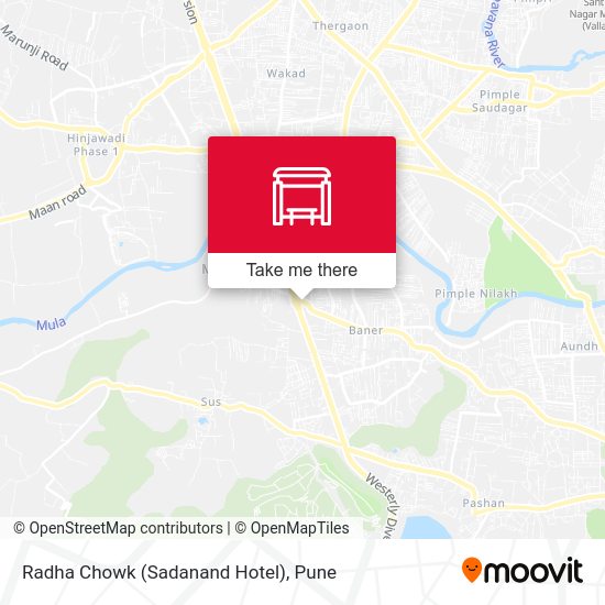 Radha Chowk (Sadanand Hotel) map