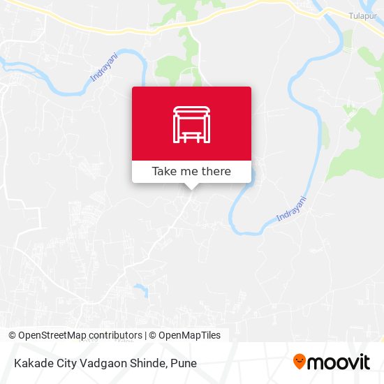 Kakade City Vadgaon Shinde map